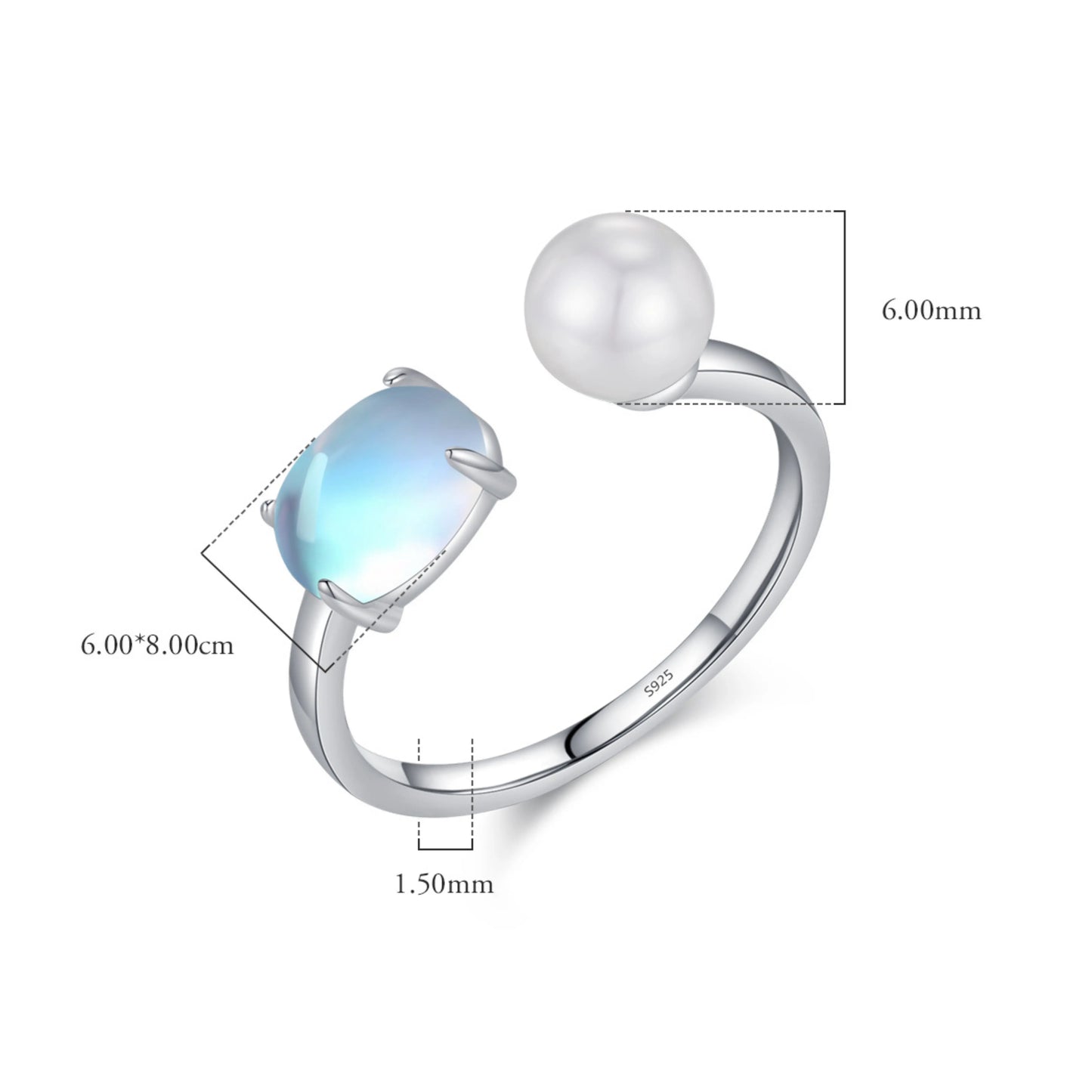 Moonstone I Ring - MARCOSELLE