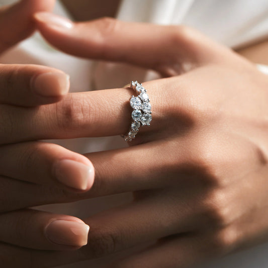 Classic Round CZ Eternity Band - MARCOSELLE