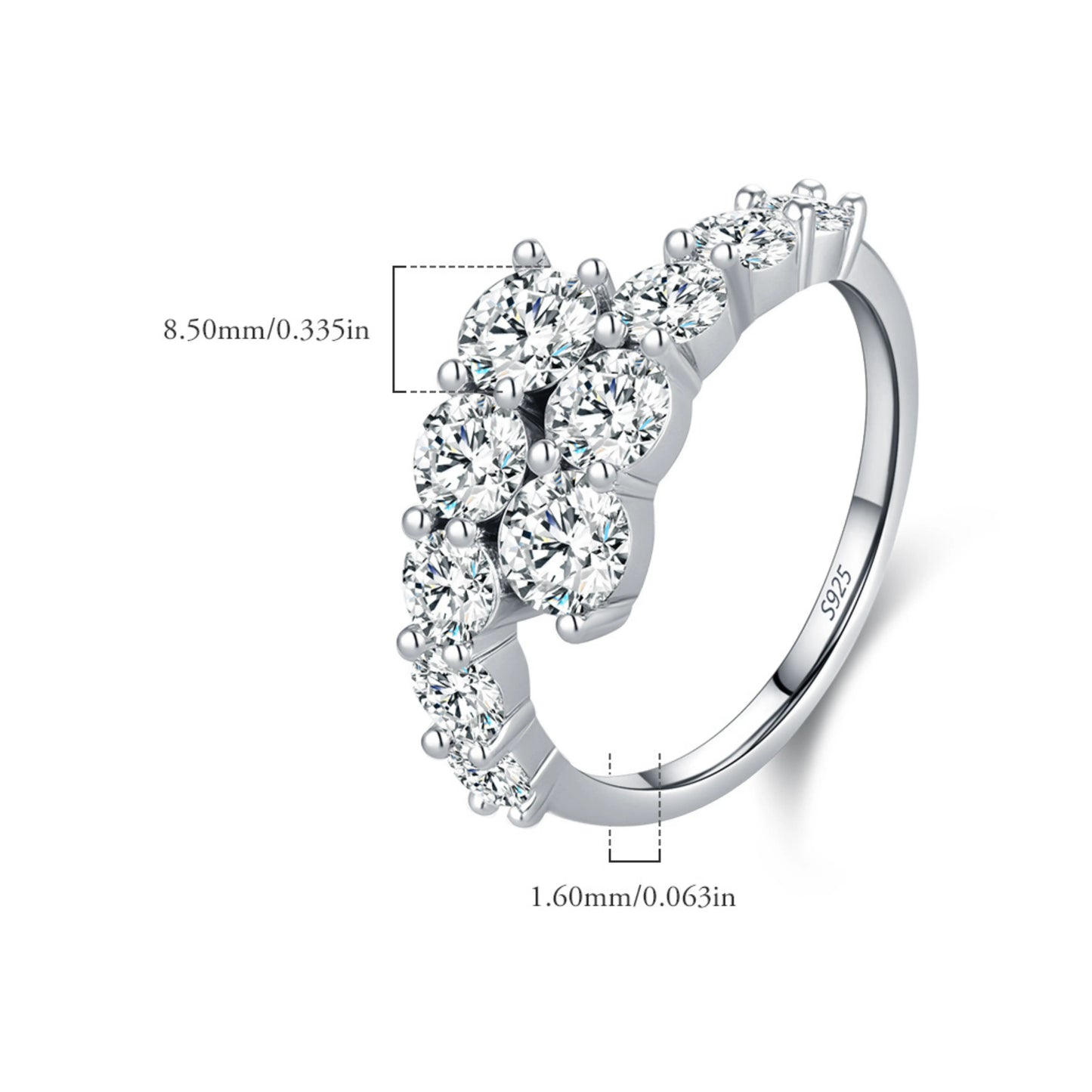 Classic Round CZ Eternity Band - MARCOSELLE