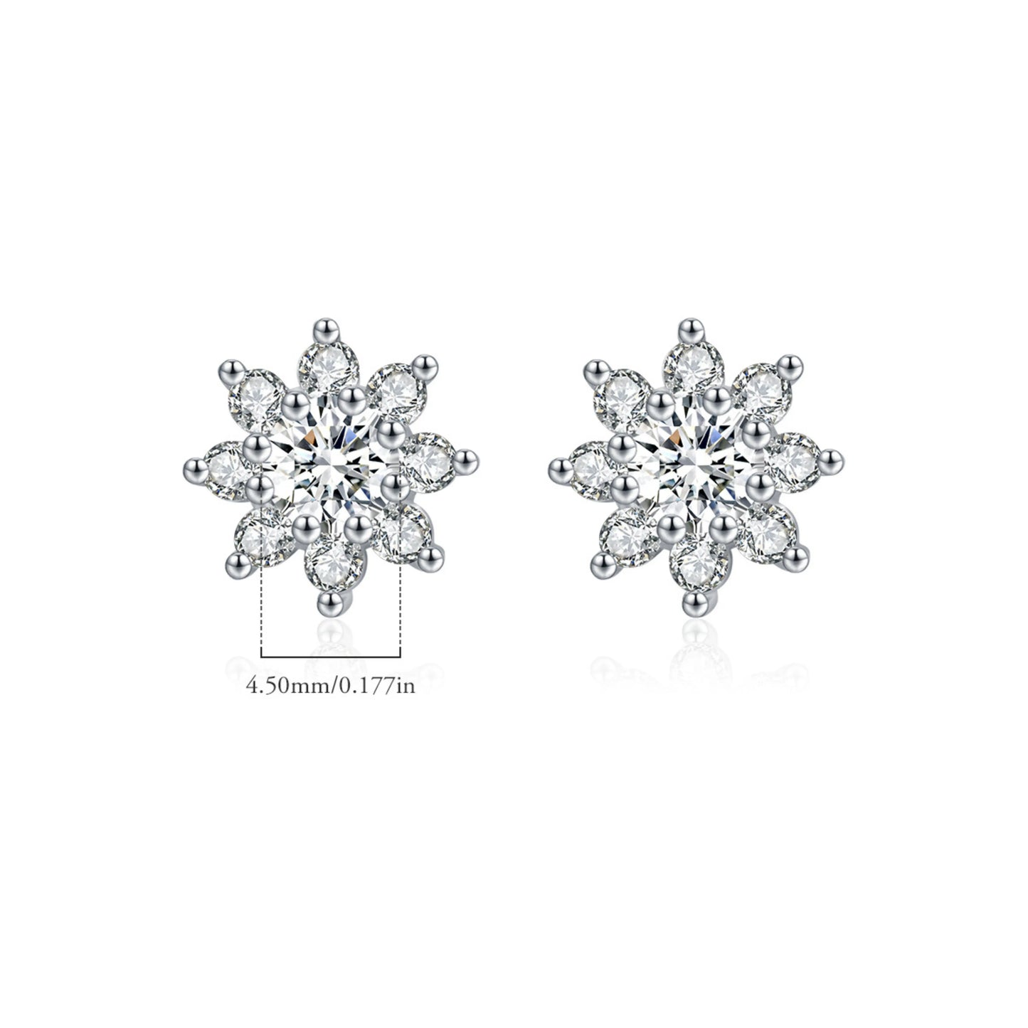 Flower Stud Earrings - MARCOSELLE