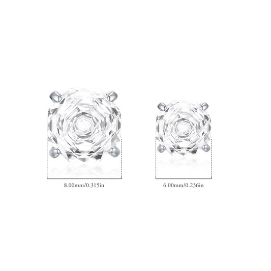 Multi-Color Zirconia Stud Earrings - MARCOSELLE