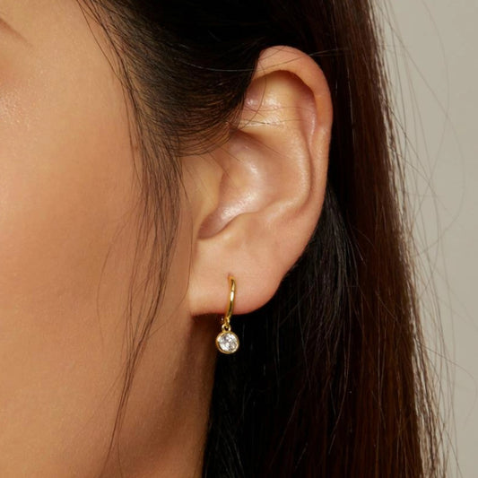 Waterdrop Hoop Earrings - MARCOSELLE