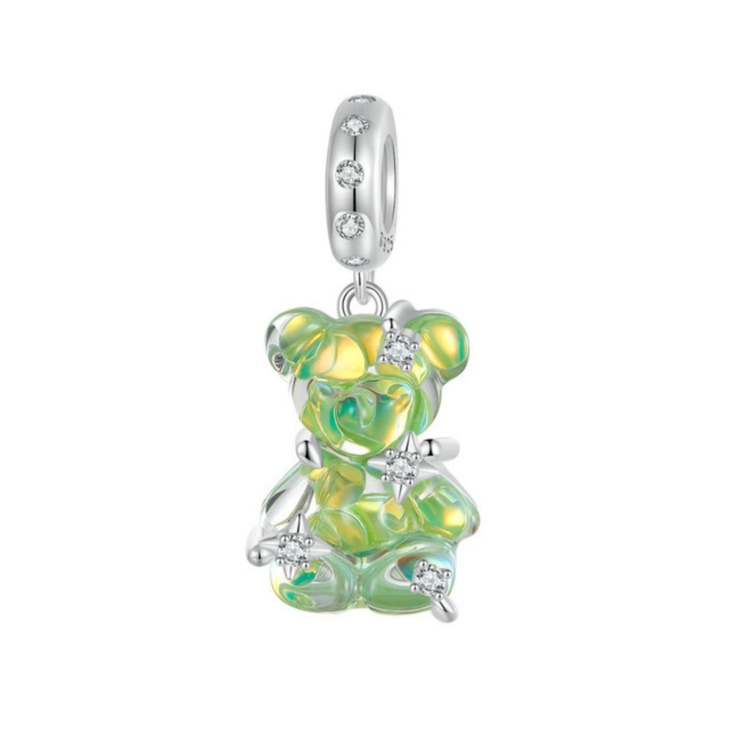 Dreamy Bear Inlaid Stars Charm - MARCOSELLE