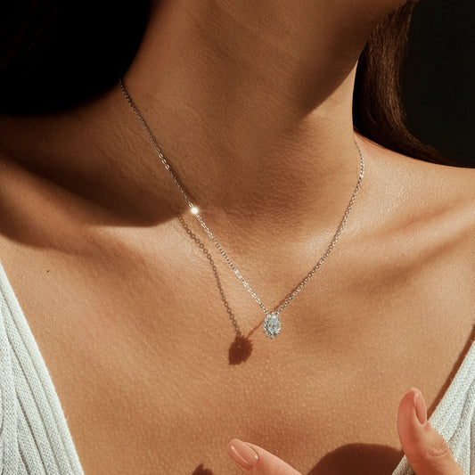 Moissanite Necklace MARCOSELLE