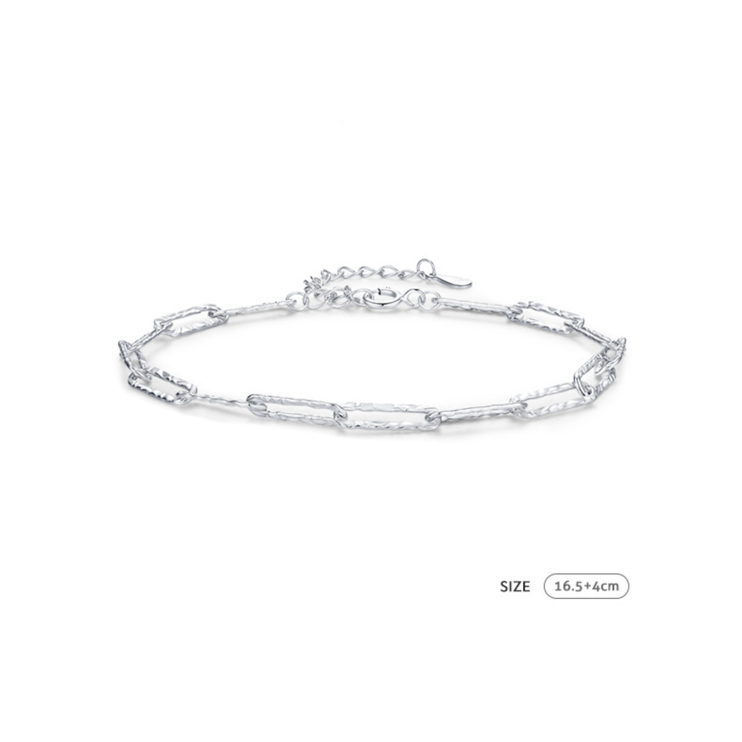 Wavy Lock Chain Bracelet