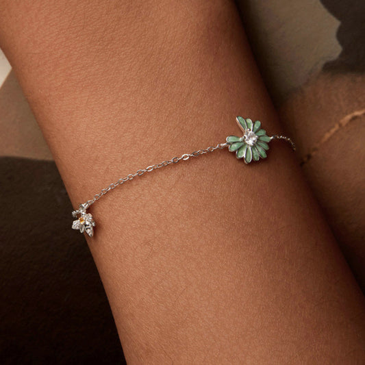 Enamel Daisy Bracelet MARCOSELLE
