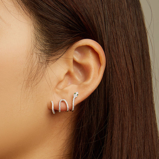 Snake Stud Earrings - MARCOSELLE