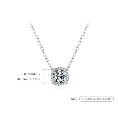 Moissanite Pendant Necklace MARCOSELLE