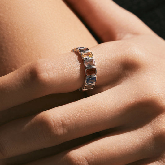 Colorful Eternity Ring - MARCOSELLE