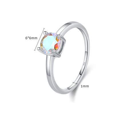 Rainbow Zirconia Ring - MARCOSELLE