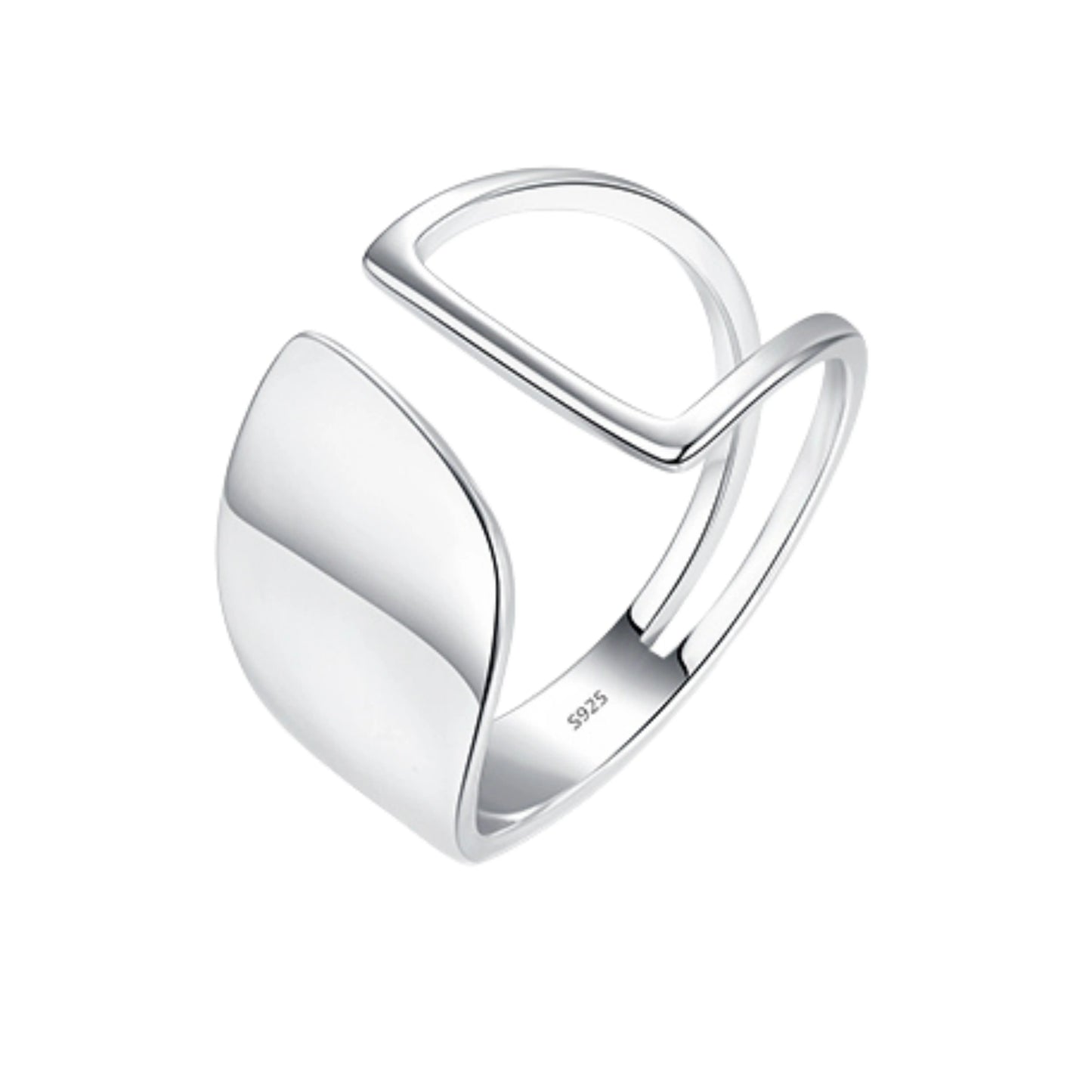 Asymmetry Hollow Out Adjustable Ring - MARCOSELLE