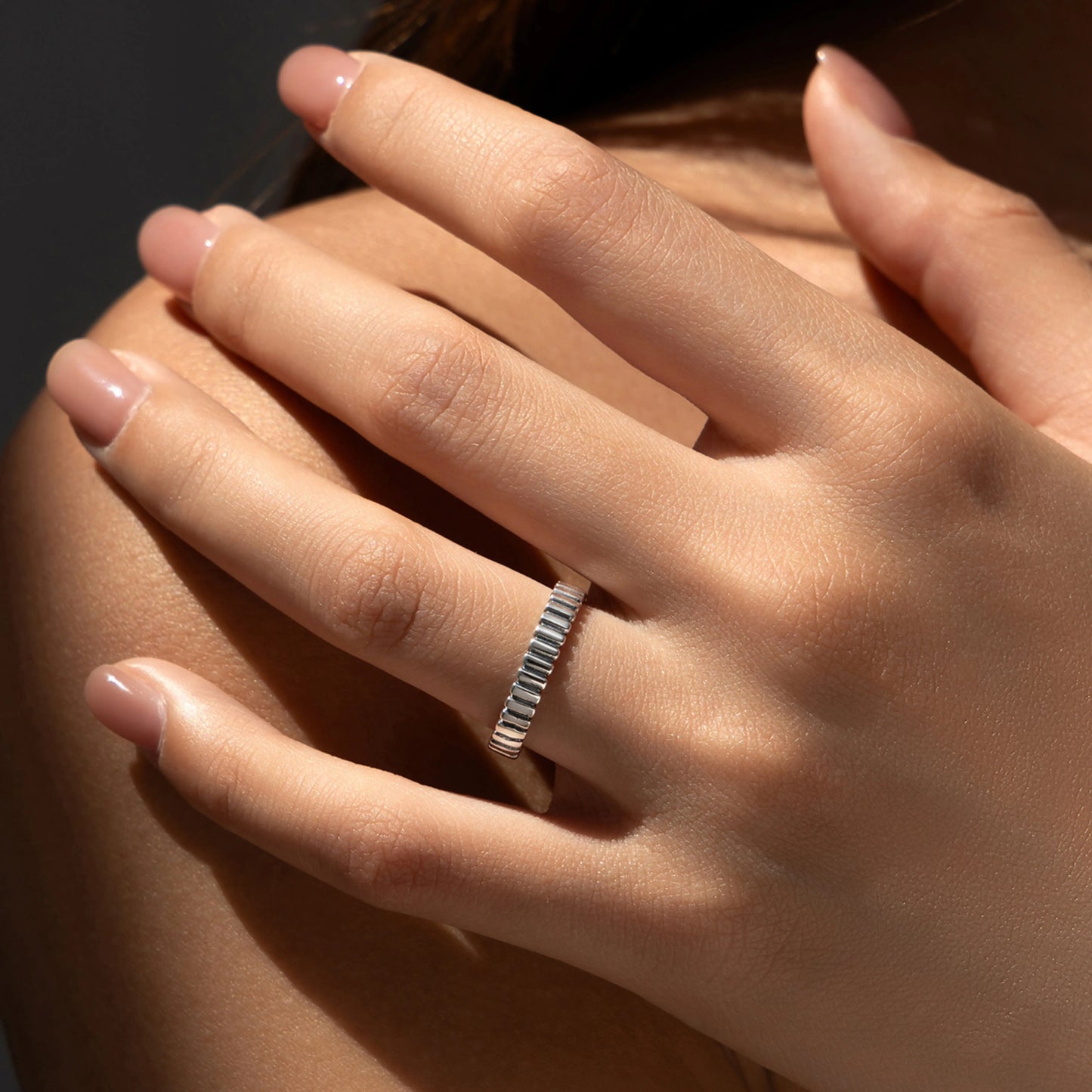 Geometric Stackable Ring - MARCOSELLE
