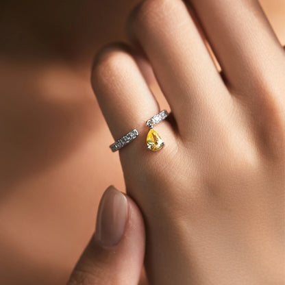 Water Drop Pinky Ring - MARCOSELLE