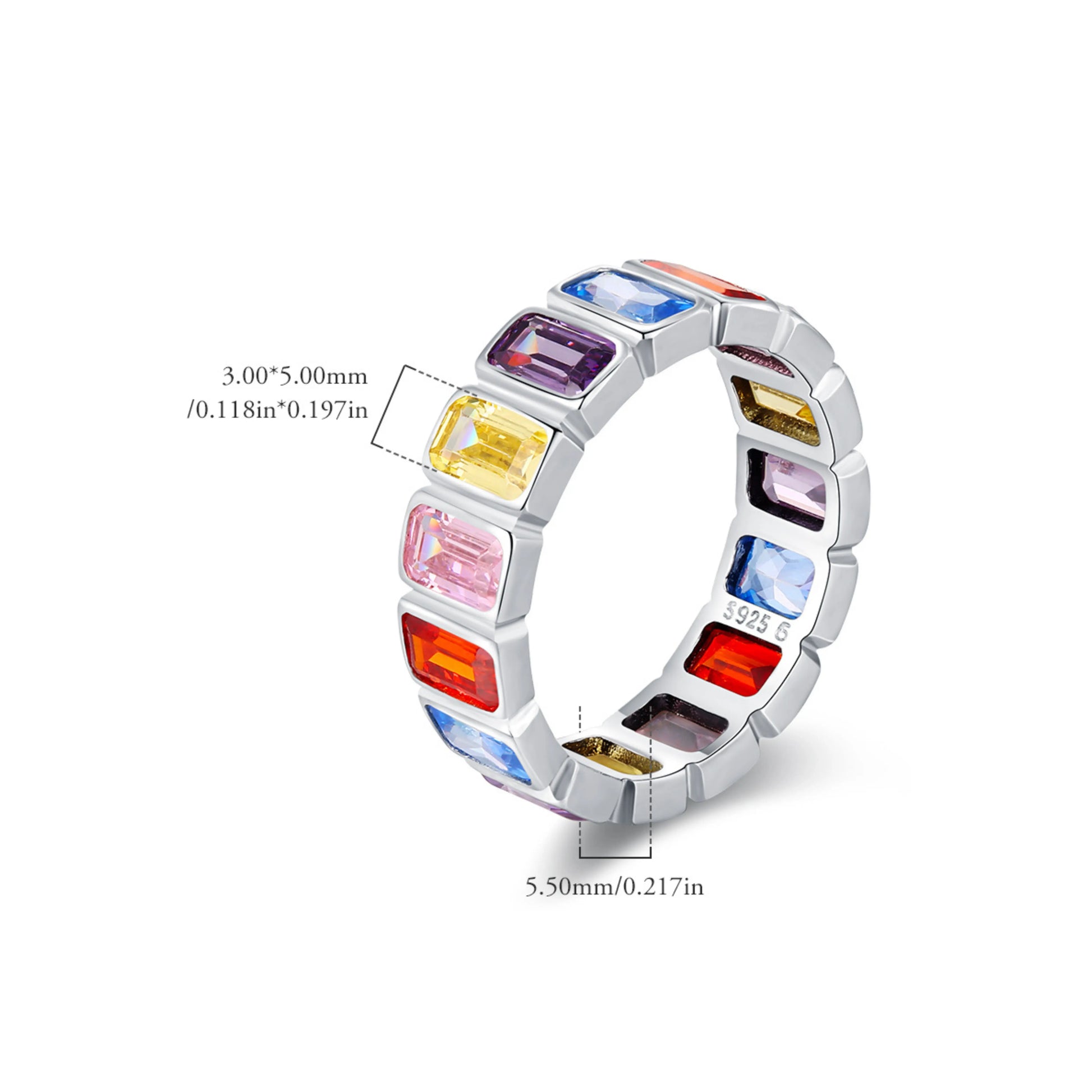 Colorful Eternity Ring - MARCOSELLE