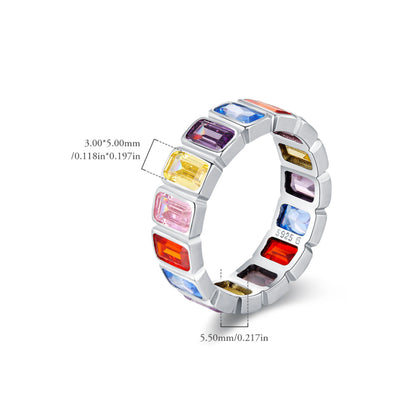 Colorful Eternity Ring - MARCOSELLE