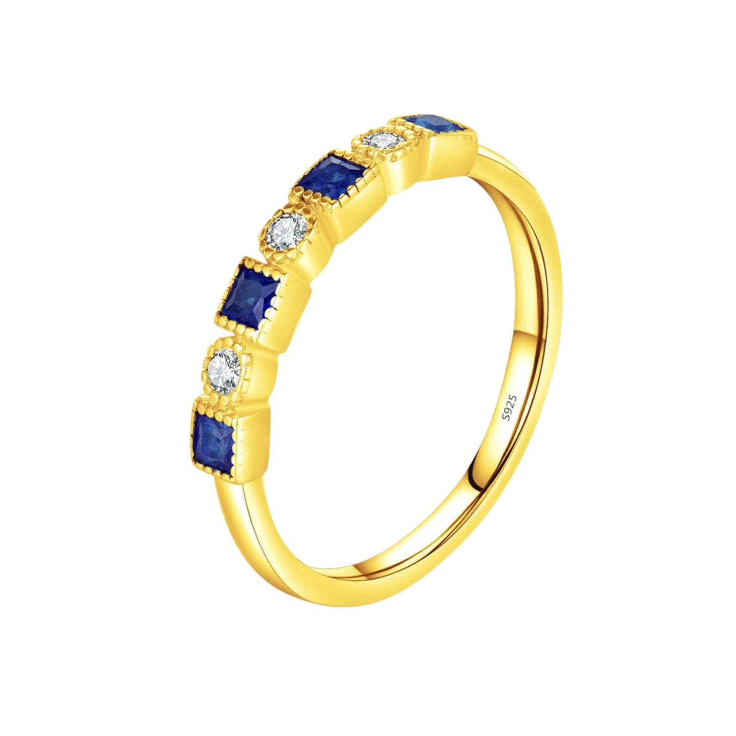 Pink & Blue Cocktail Rings - MARCOSELLE