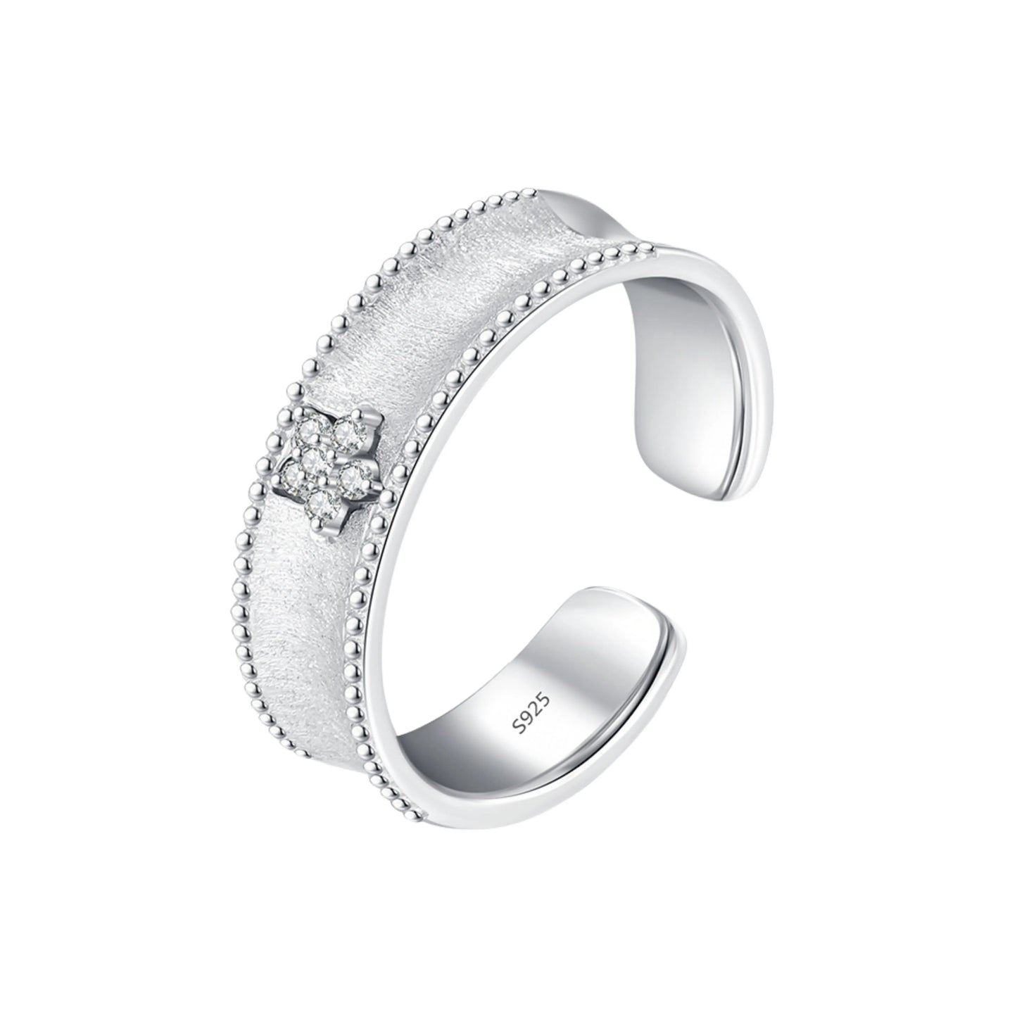 Trendy Flower Scrub Adjustable Ring - MARCOSELLE