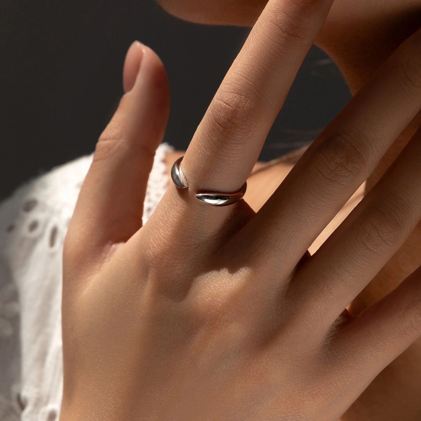 Geometric Adjustable Ring - MARCOSELLE