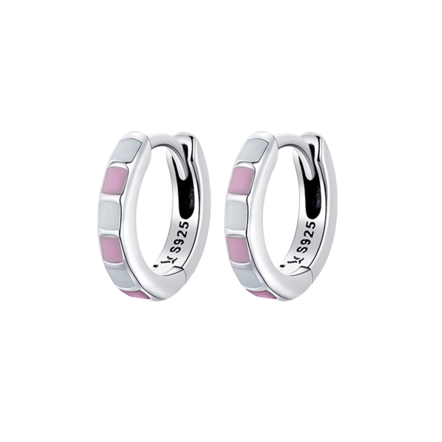 Light Pink Hoop Earrings - MARCOSELLE