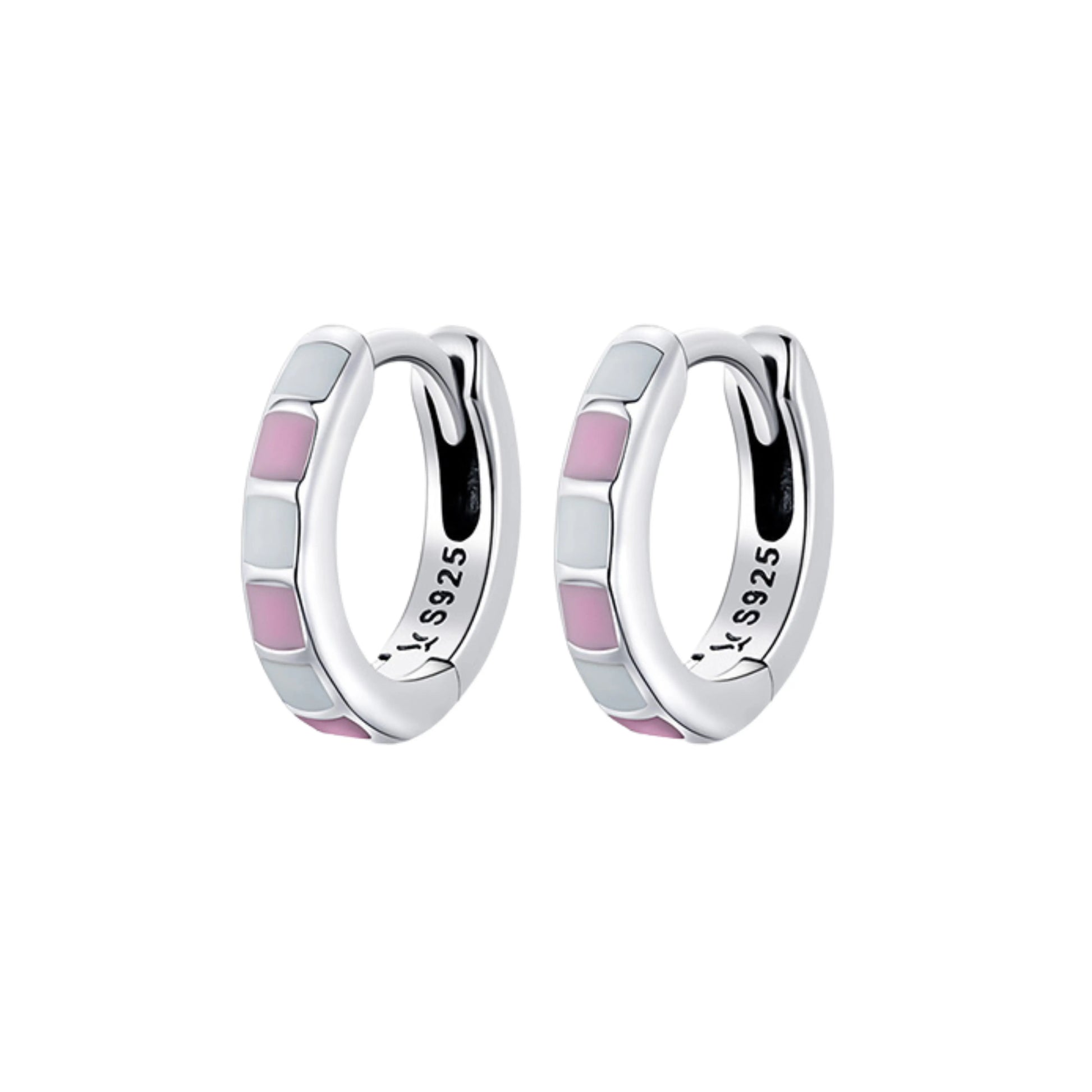 Light Pink Hoop Earrings - MARCOSELLE