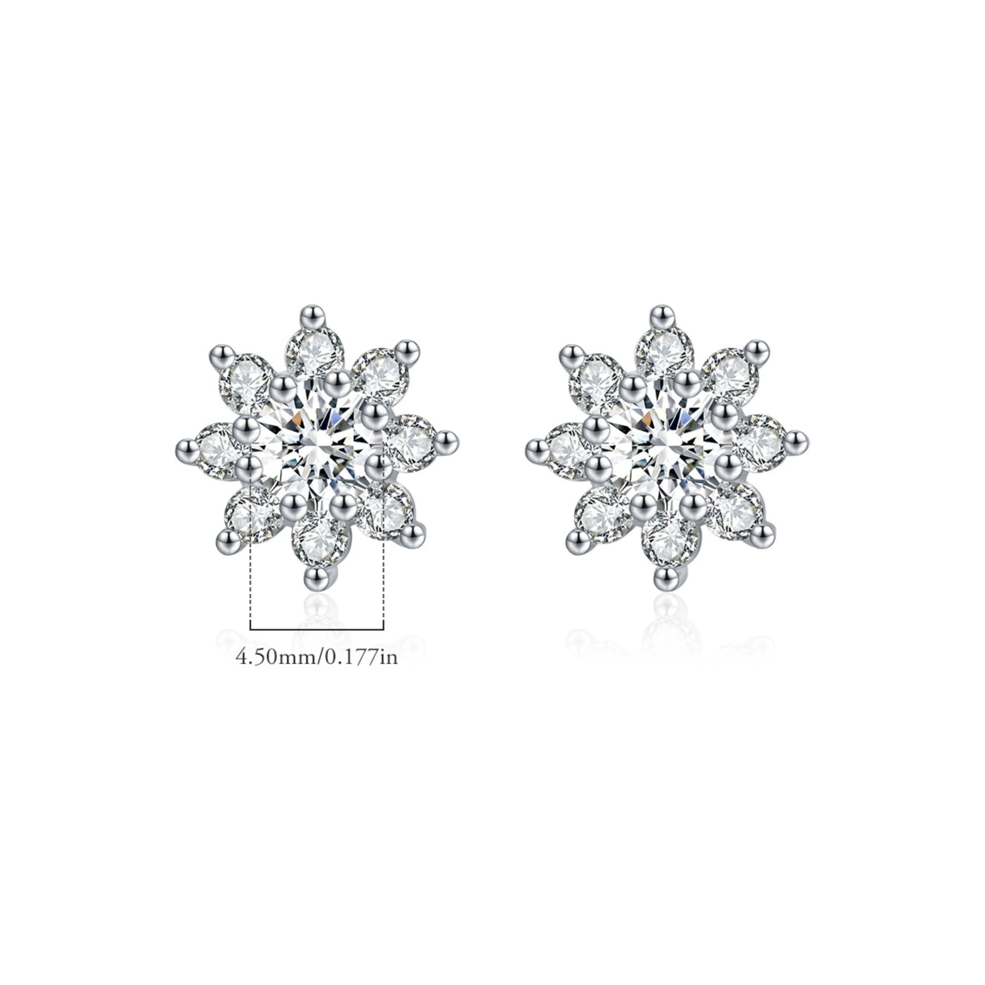 Flower Stud Earrings - MARCOSELLE