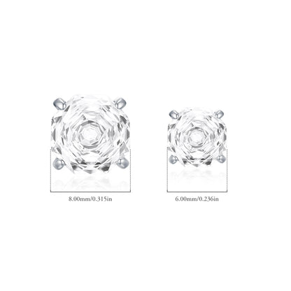 Multi-Color Zirconia Stud Earrings - MARCOSELLE