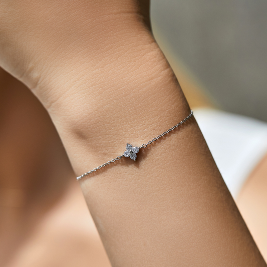 Stackable Four Leaf Clover Bracelet MARCOSELLE