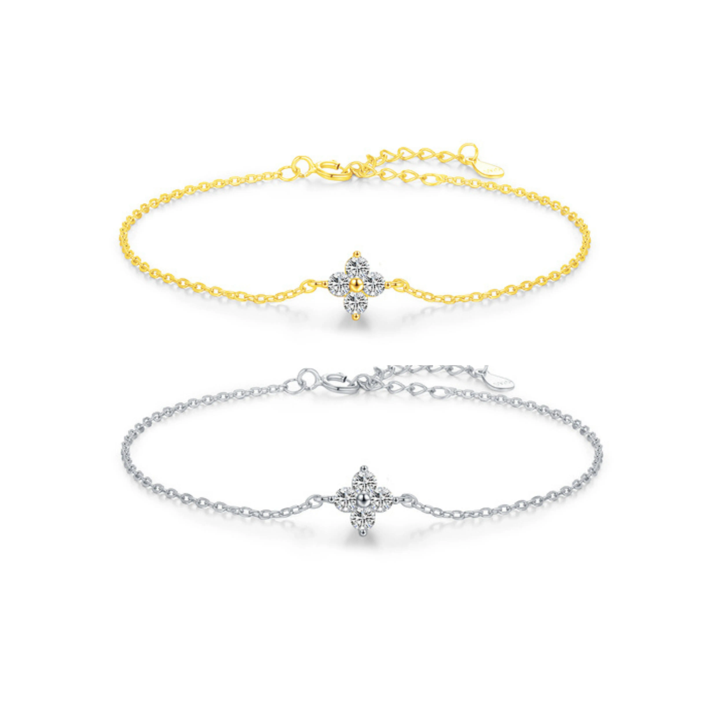 Stackable Four Leaf Clover Bracelet MARCOSELLE