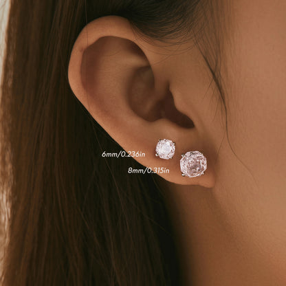 Multi-Color Zirconia Stud Earrings - MARCOSELLE