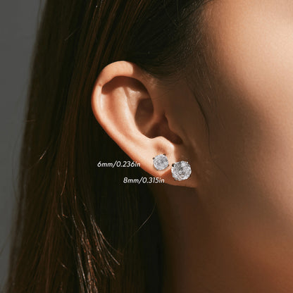 Multi-Color Zirconia Stud Earrings - MARCOSELLE