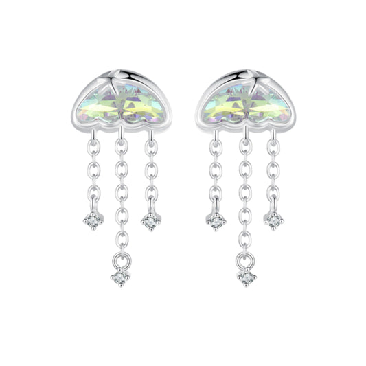 Jellyfish Stud Earrings - MARCOSELLE