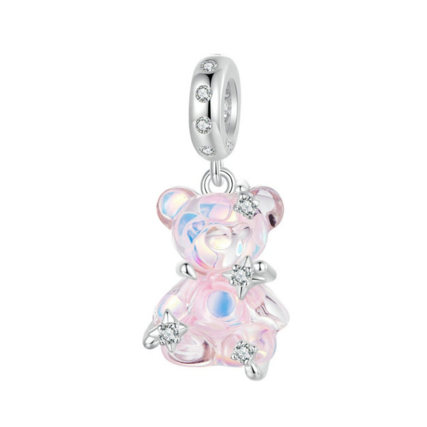 Dreamy Bear Inlaid Stars Charm - MARCOSELLE