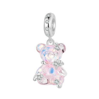Dreamy Bear Inlaid Stars Charm - MARCOSELLE