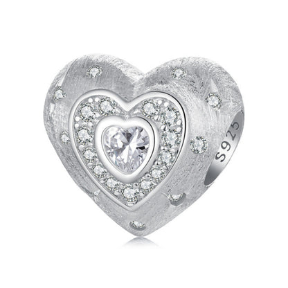Iris Flower, Star & Heart CZ Charm - MARCOSELLE
