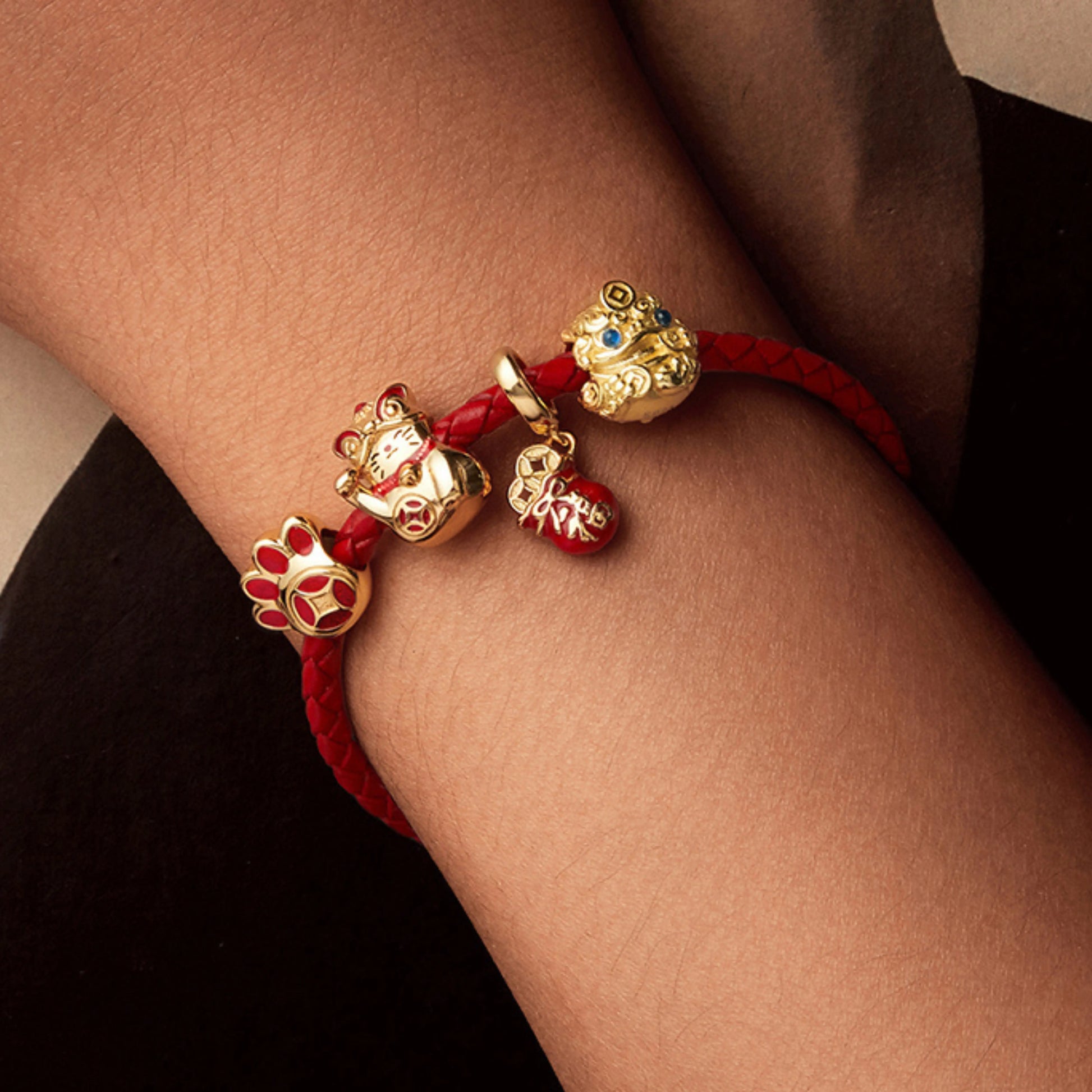 Lucky Bag & Cat Charm - MARCOSELLE