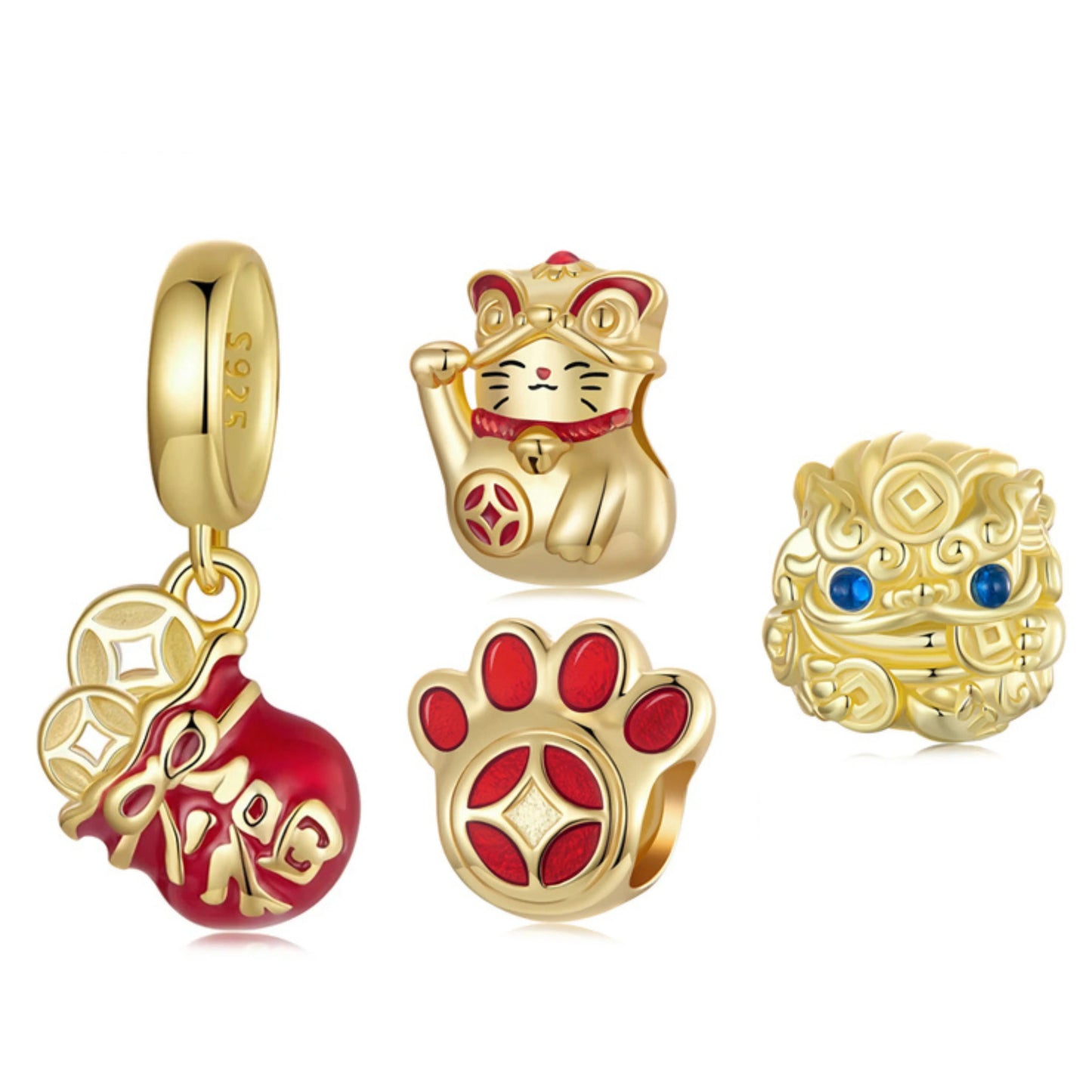 Lucky Bag & Cat Charm - MARCOSELLE