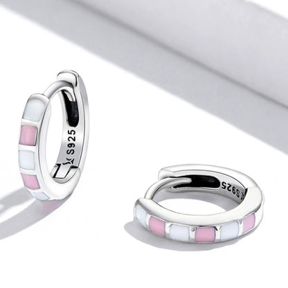 Light Pink Hoop Earrings - MARCOSELLE