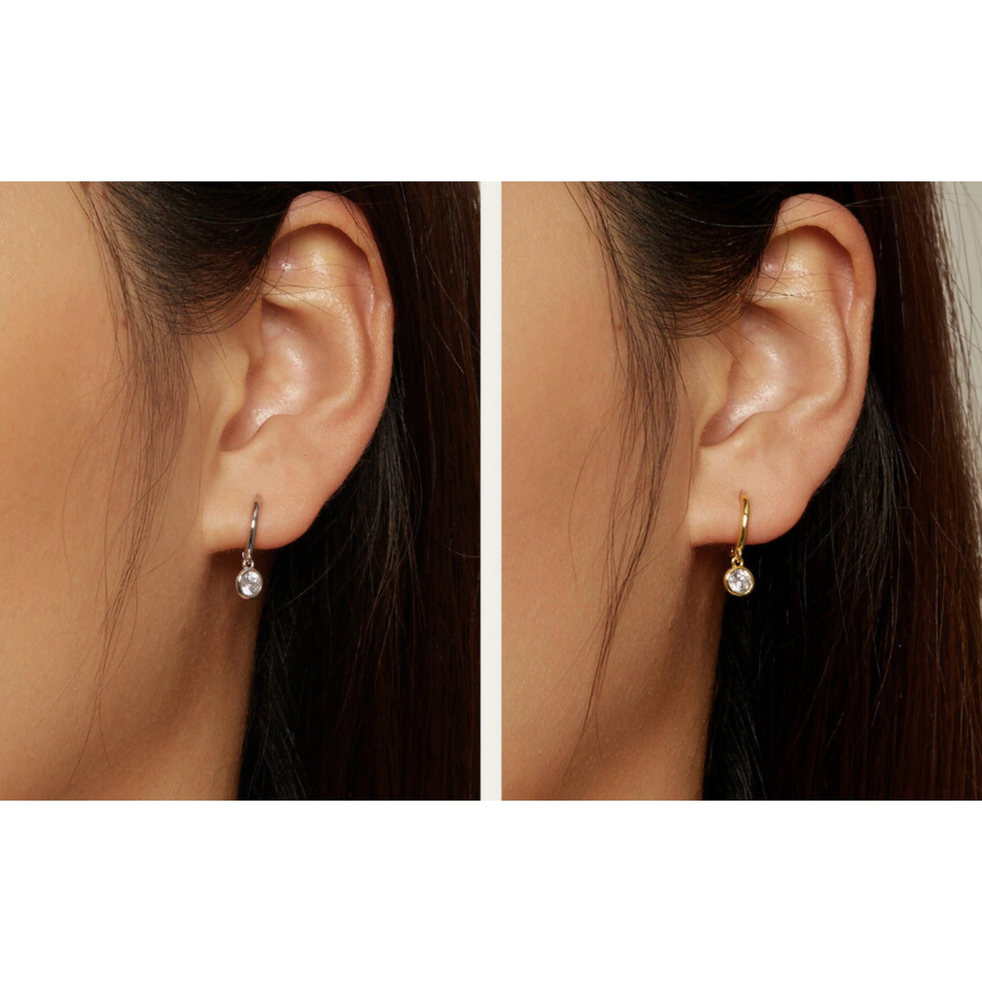 Waterdrop Hoop Earrings - MARCOSELLE