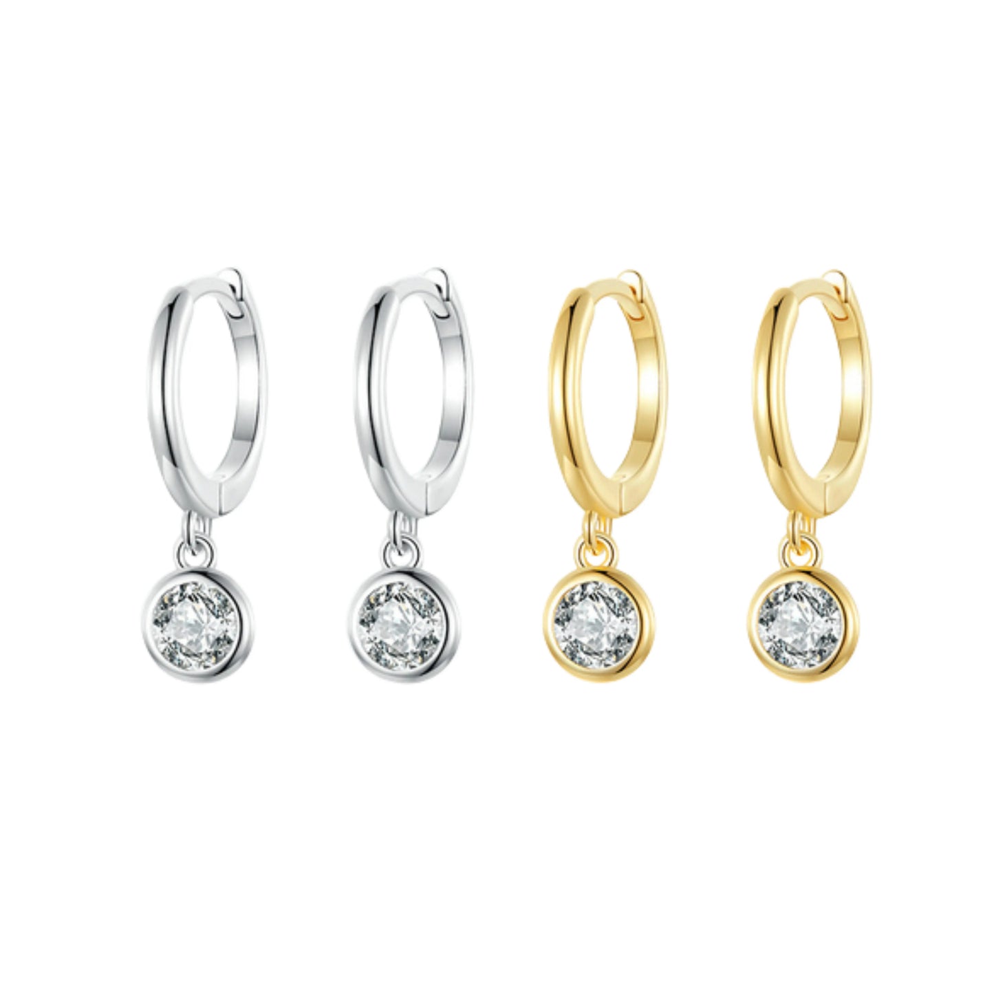 Waterdrop Hoop Earrings - MARCOSELLE