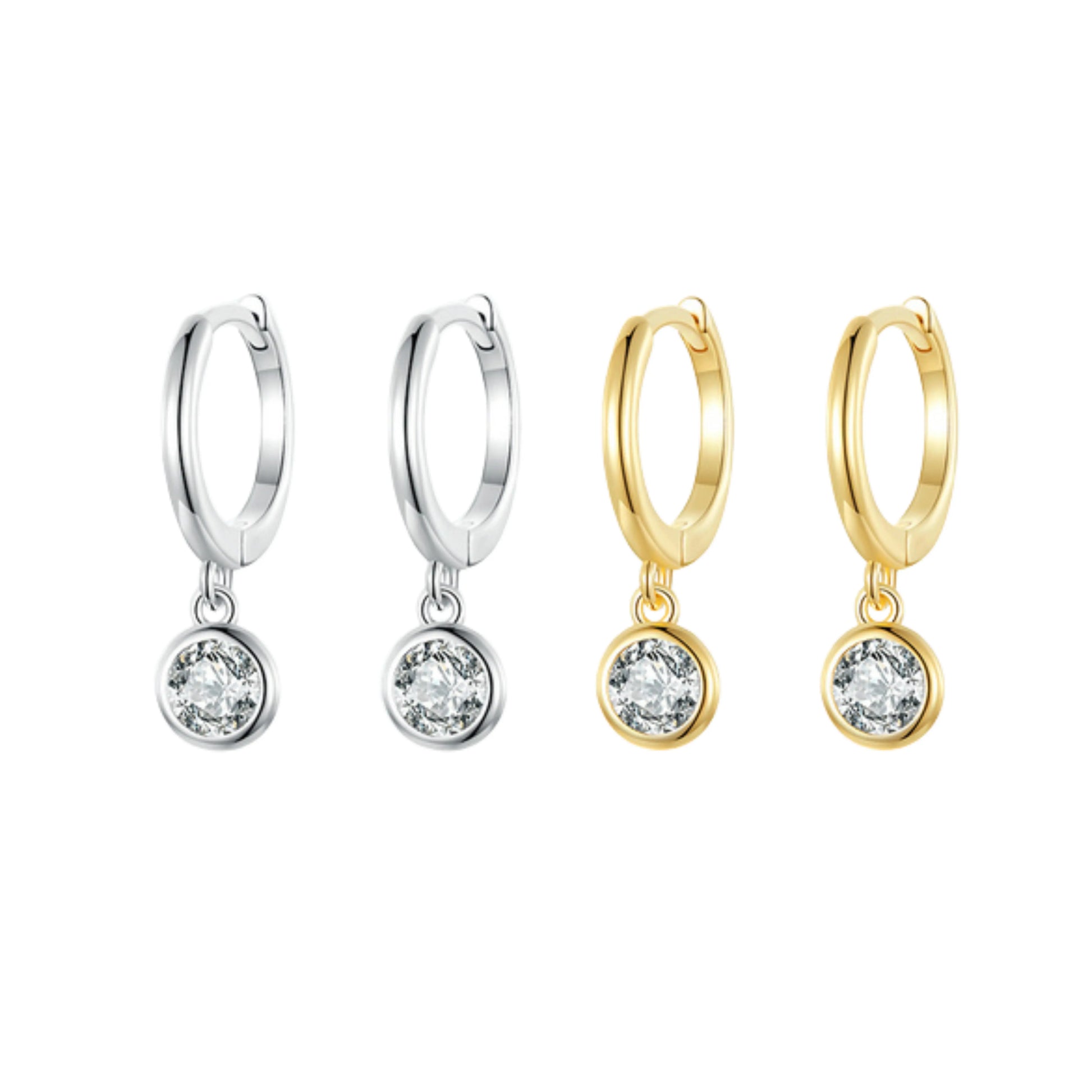 Waterdrop Hoop Earrings - MARCOSELLE