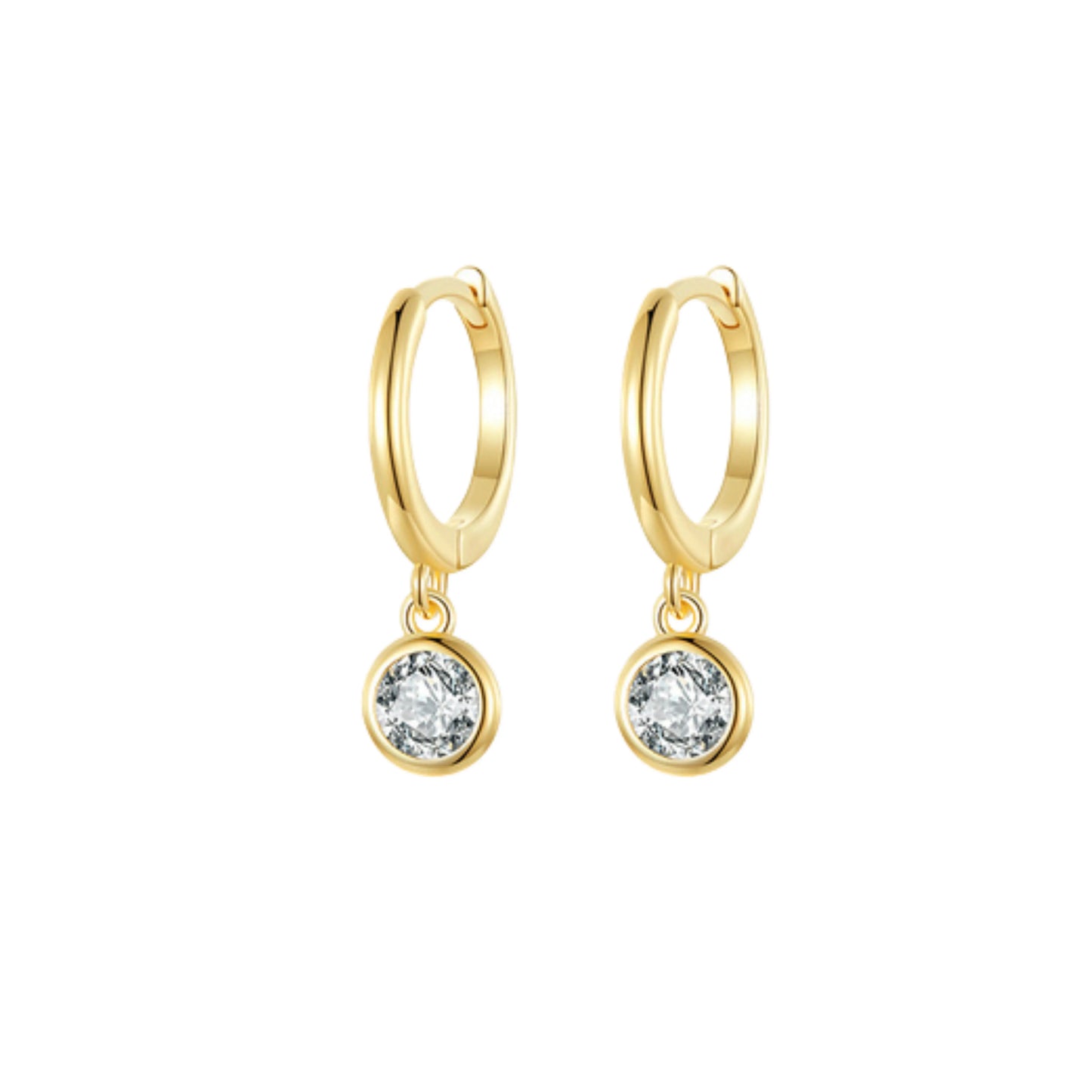 Waterdrop Hoop Earrings - MARCOSELLE