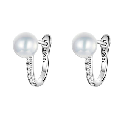 Crystal Pearl & Snowflake Stud Earrings - MARCOSELLE