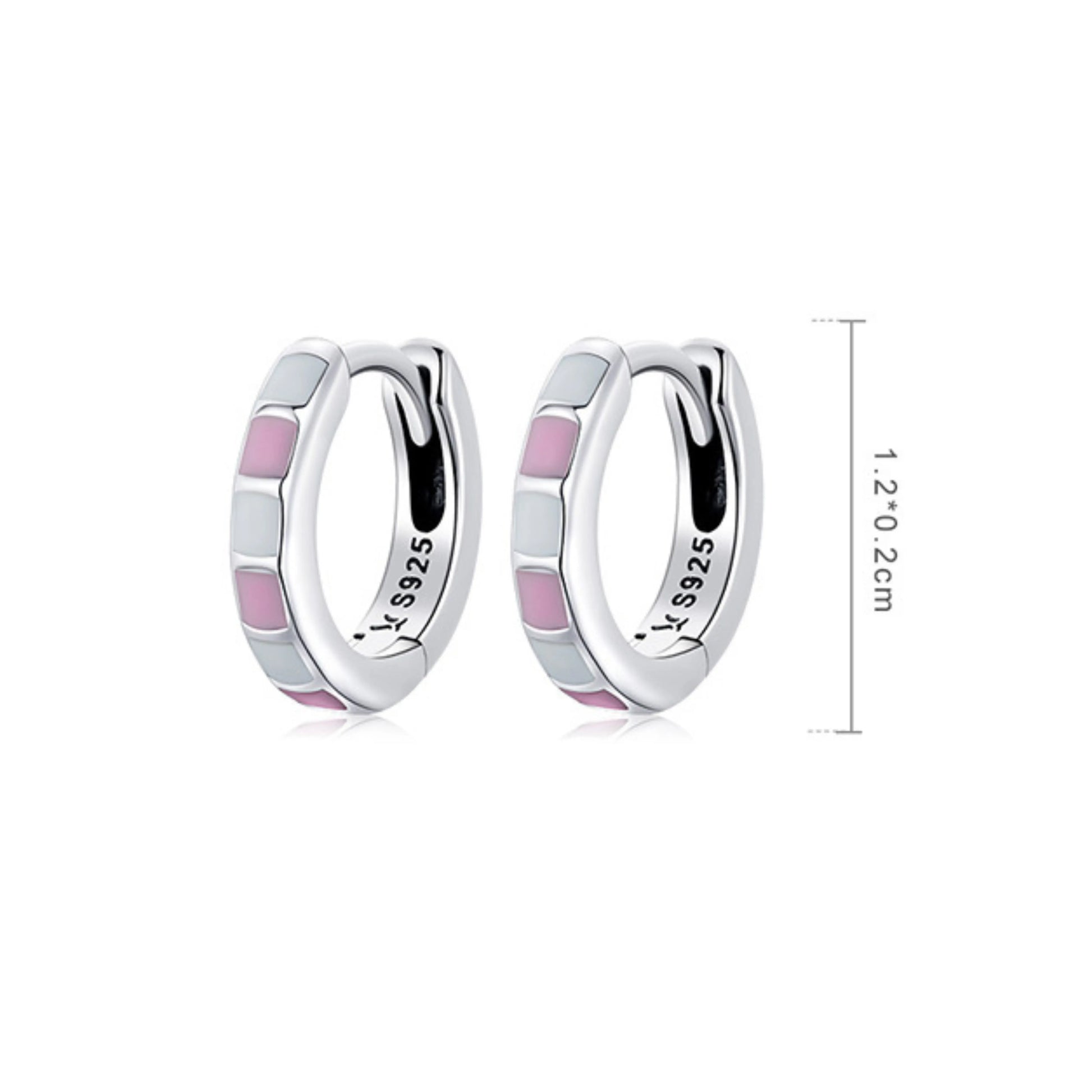 Light Pink Hoop Earrings - MARCOSELLE