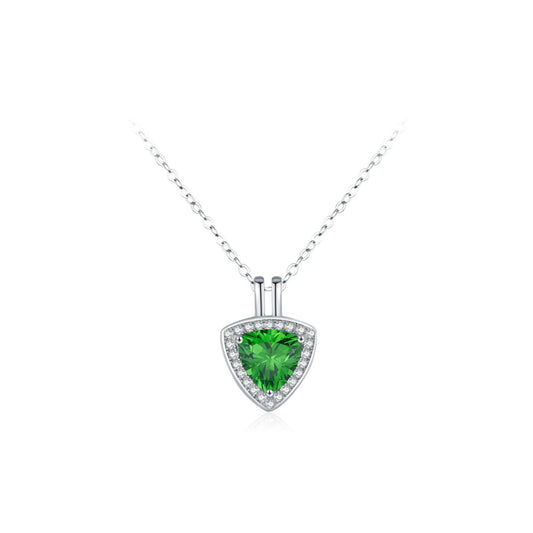 Green Triangle Necklace MARCOSELLE