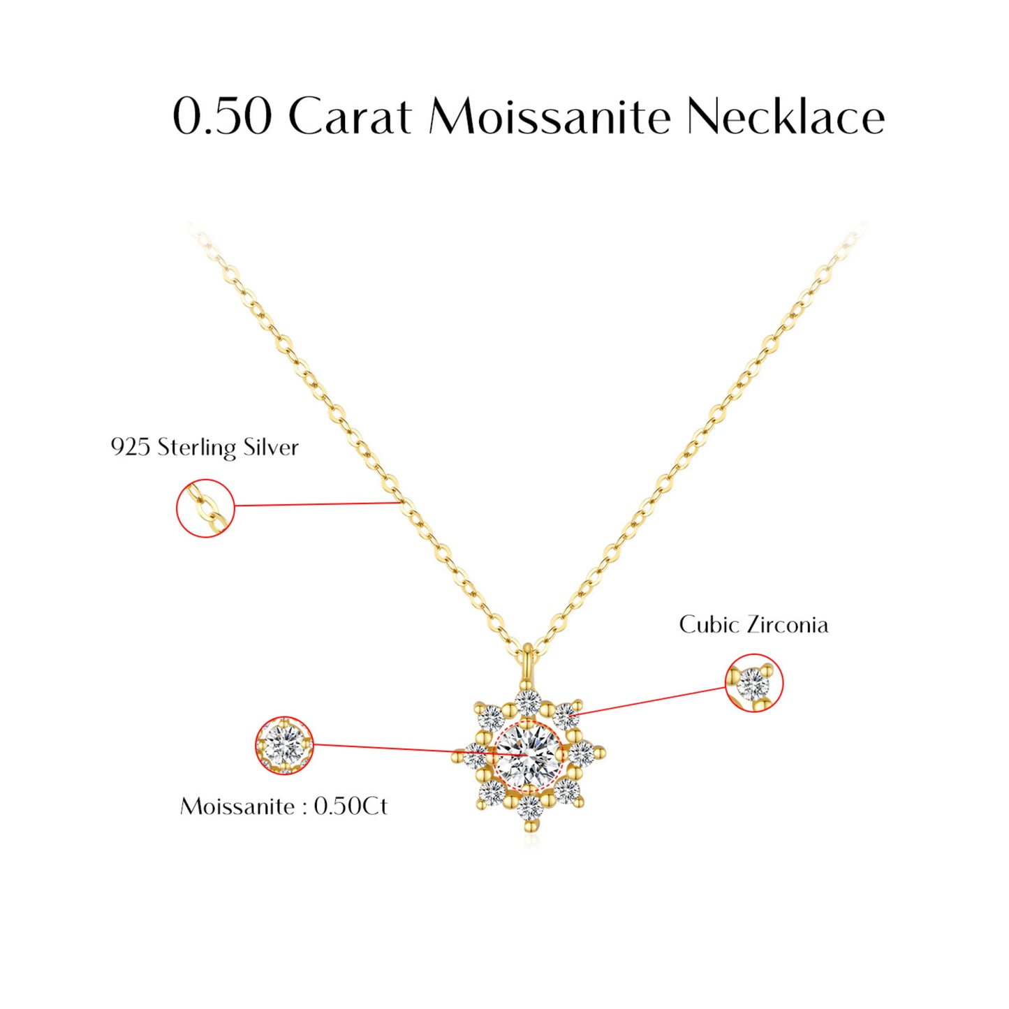 Snowflake Necklace MARCOSELLE