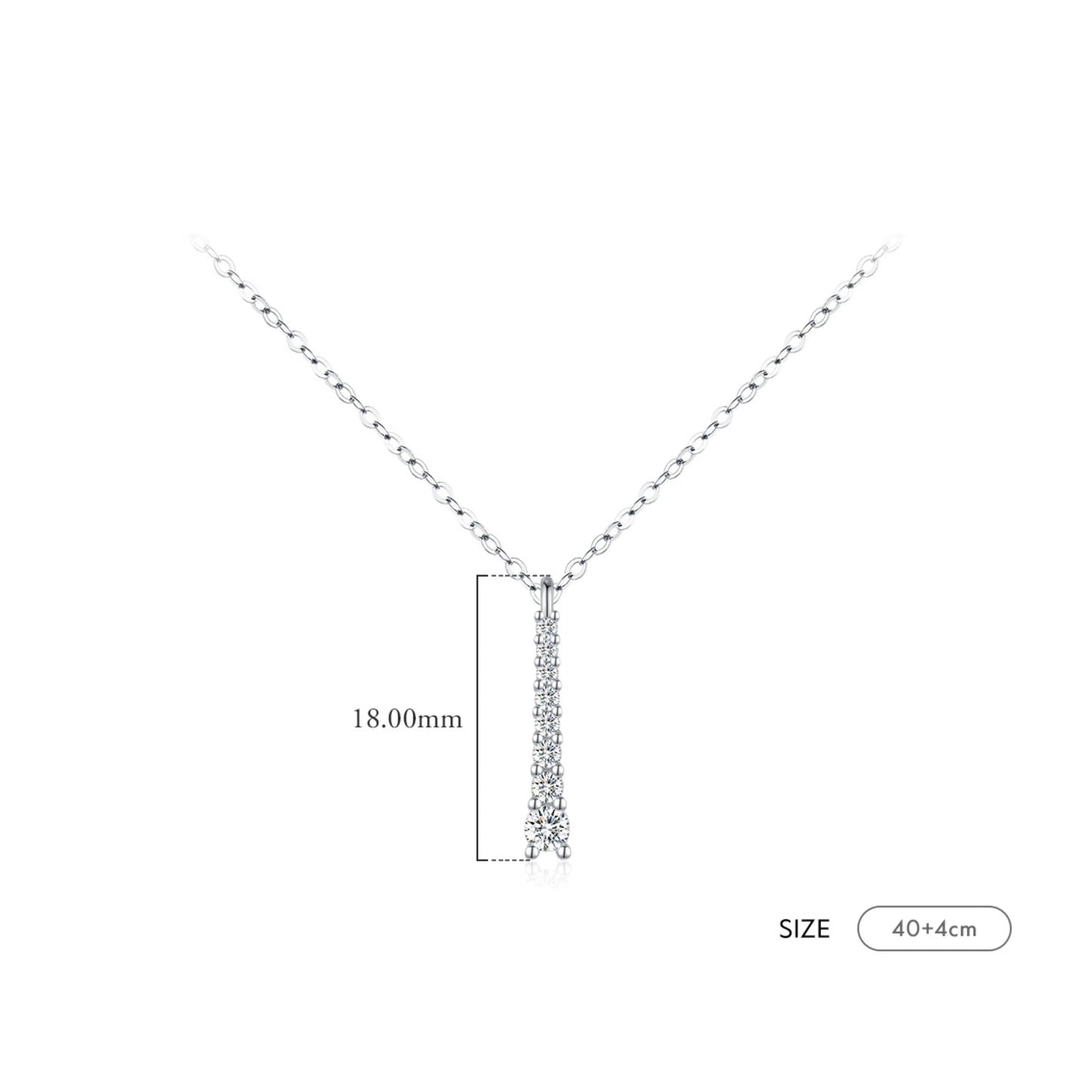 Moissanite Necklace MARCOSELLE