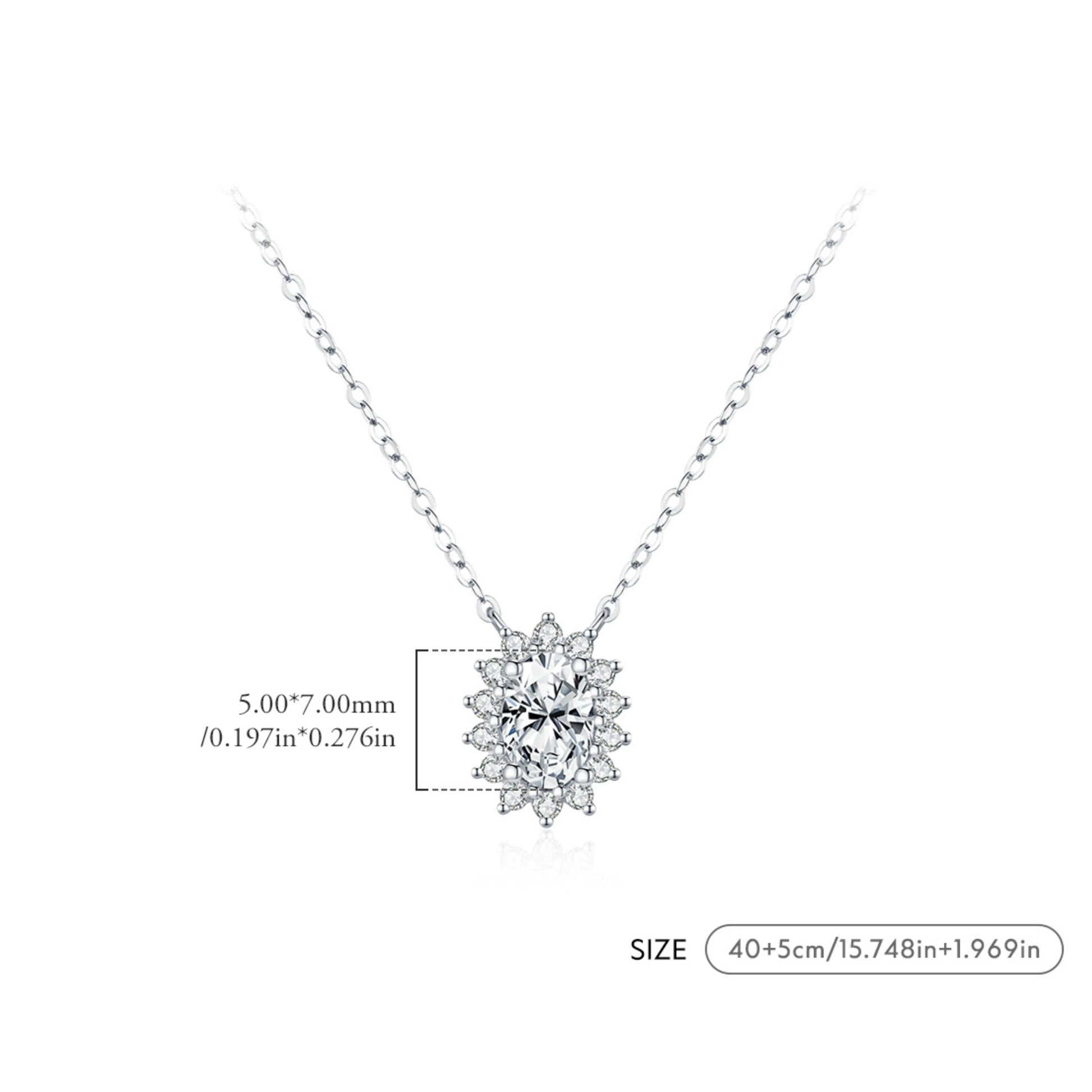 Moissanite Necklace MARCOSELLE