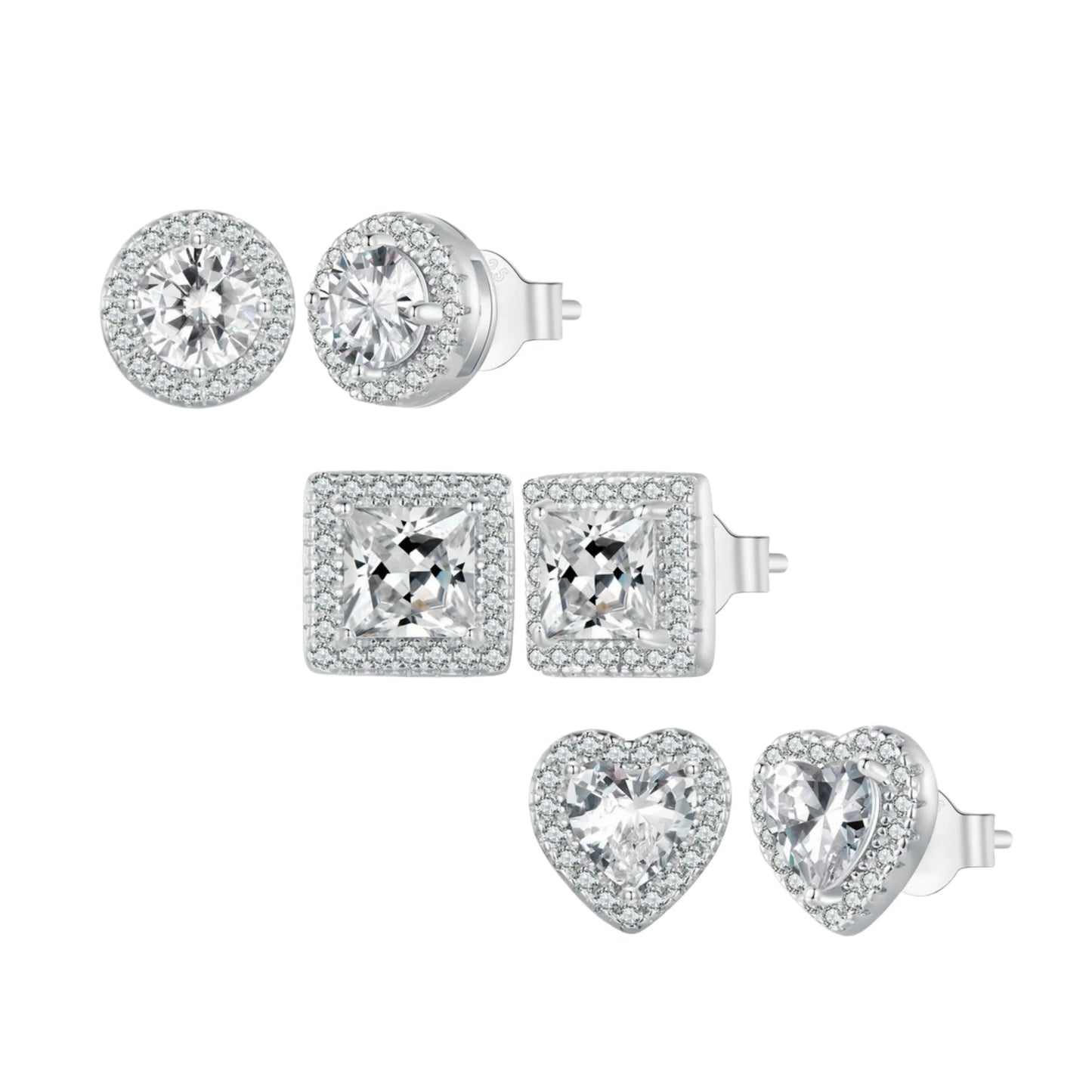 Heart Stud Earrings MARCOSELLE