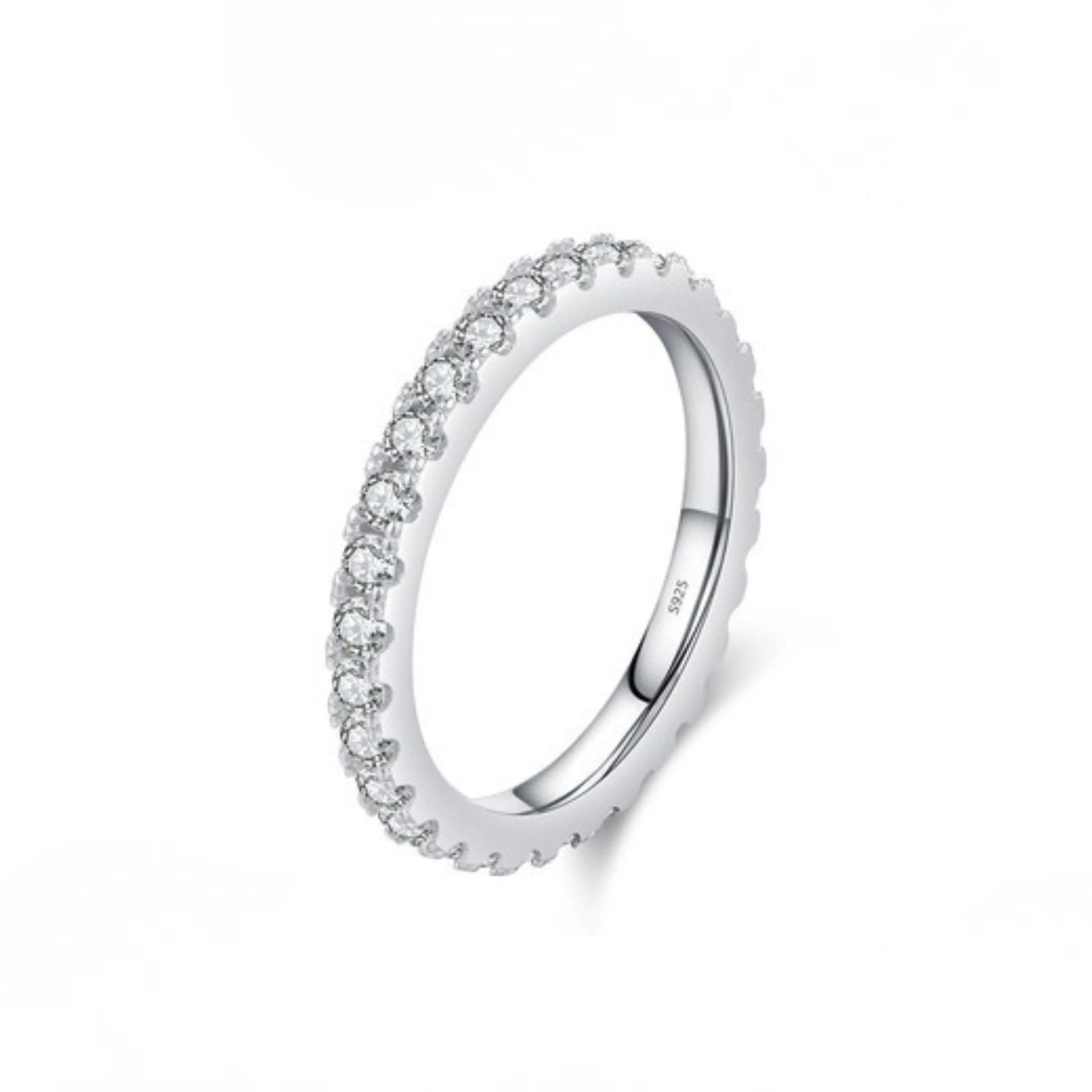 Moissanite Wedding Band MARCOSELLE