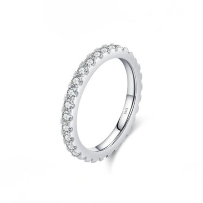 Moissanite Wedding Band MARCOSELLE